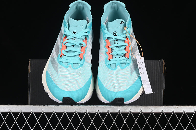 adidas ADIZERO BOSTON 12 Flash Aqua/Silver Metallic/Light Aqua