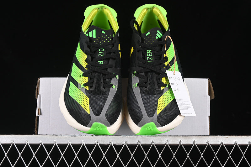 adidas ADIZERO ADIOS PRO 3 Core Black/Beam Yellow/Solar Green