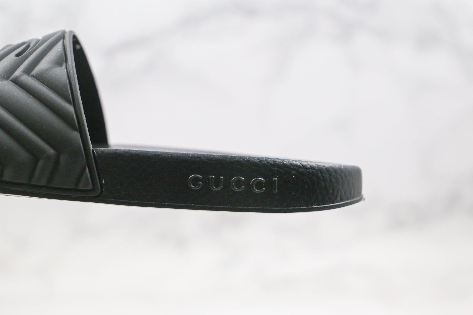 Gucci Matelasse Slide Black