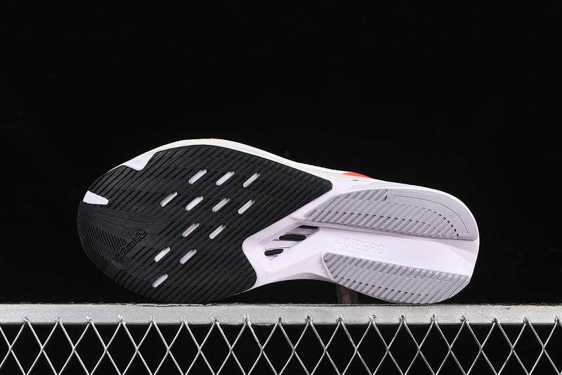 adidas ADIZERO BOSTON 12 Cloud White/Aurora Metallic/Solar Red