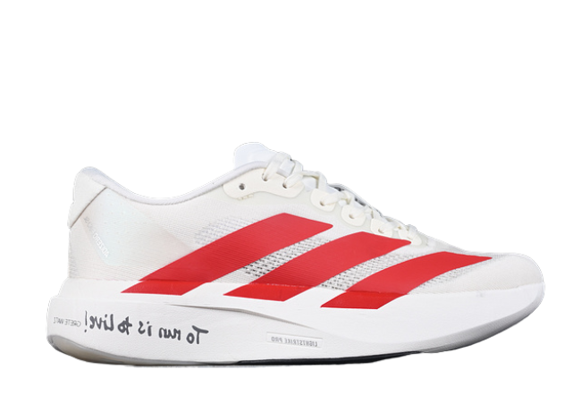 adidas ADIZERO EVO SL White/Red/Beige