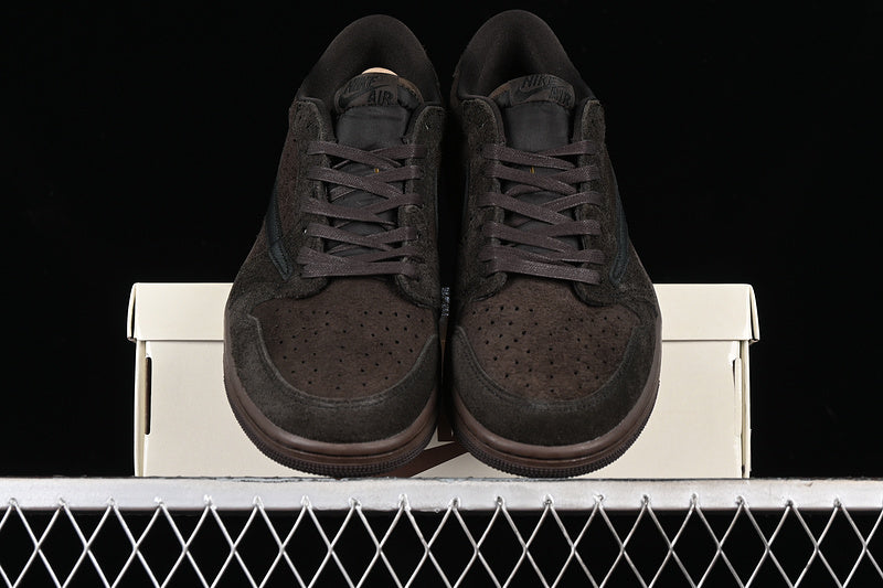 Jordan 1 Low x Travis Scott 'Velvet Brown'