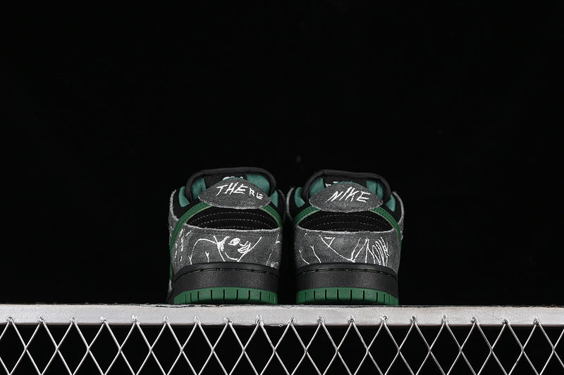 There Skateboard x Nike SB Dunk Low Pro 'Anthracite and Gorge Green'