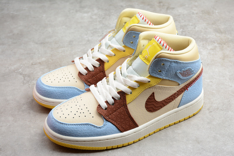 Jordan 1 Mid SE x Maison Chateau Rouge 'Fearless'
