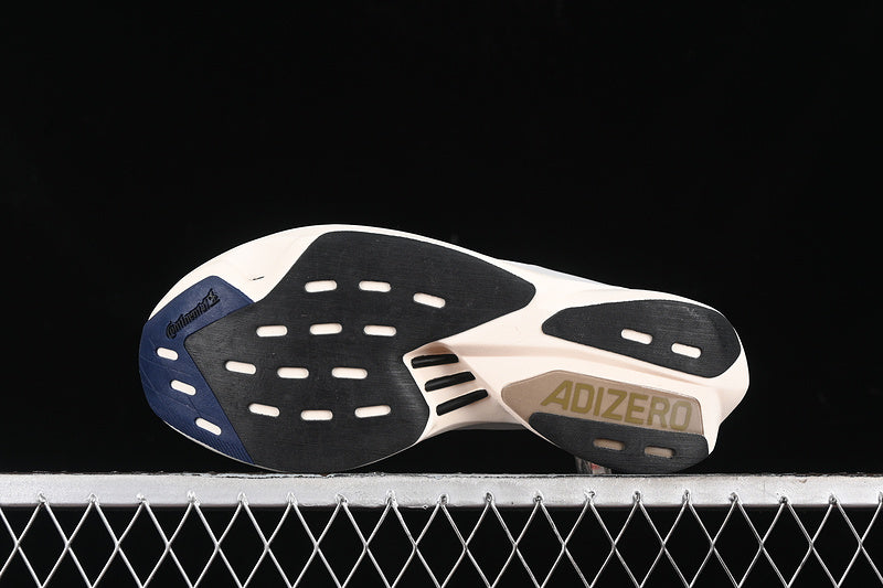 adidas ADIZERO ADIOS PRO 3 Cloud White/Dark Blue/Gold Metallic