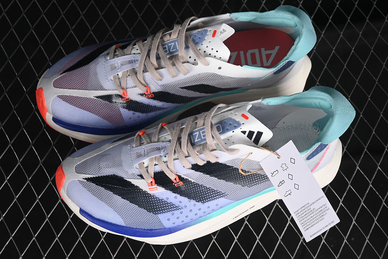 adidas ADIZERO ADIOS PRO 3 Off White/Aurora Ink/Flash Aqua