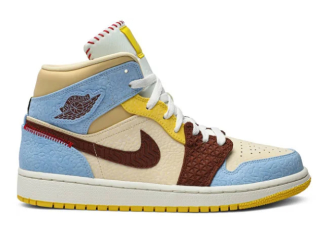 Jordan 1 Mid SE x Maison Chateau Rouge 'Fearless'