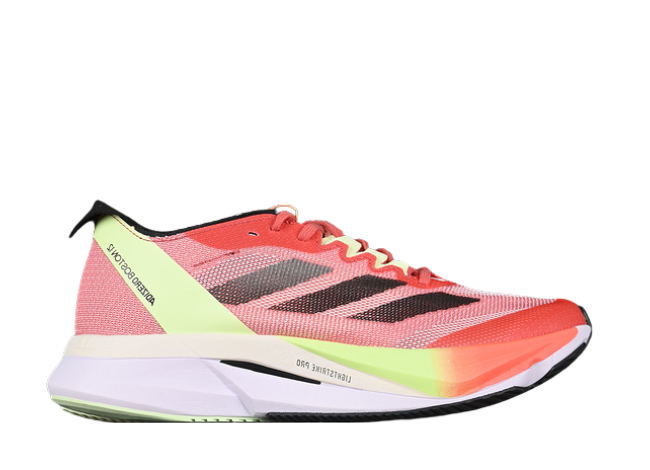 adidas ADIZERO BOSTON 12 Preloved Scarlet/Aurora Metallic/Solar Red