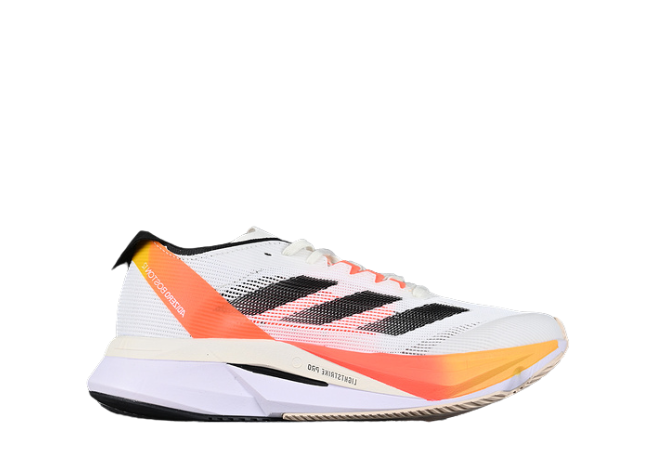 adidas ADIZERO BOSTON 12 Ivory/Core Black/Solar Red