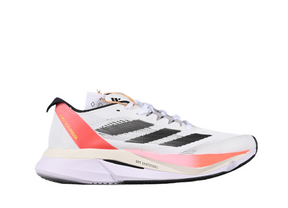 adidas ADIZERO BOSTON 12 Cloud White/Aurora Metallic/Solar Red