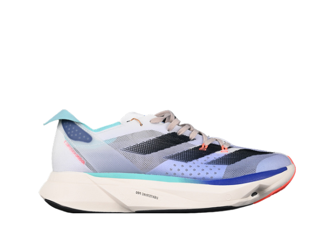 adidas ADIZERO ADIOS PRO 3 Off White/Aurora Ink/Flash Aqua