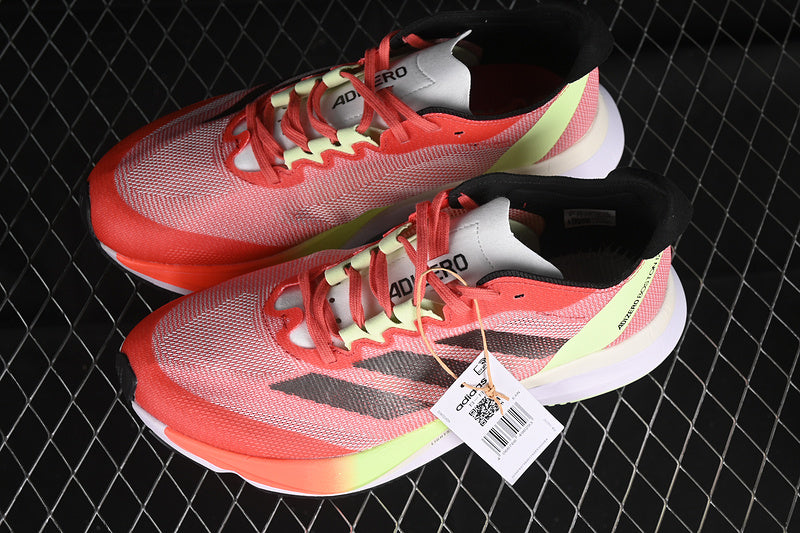 adidas ADIZERO BOSTON 12 Preloved Scarlet/Aurora Metallic/Solar Red
